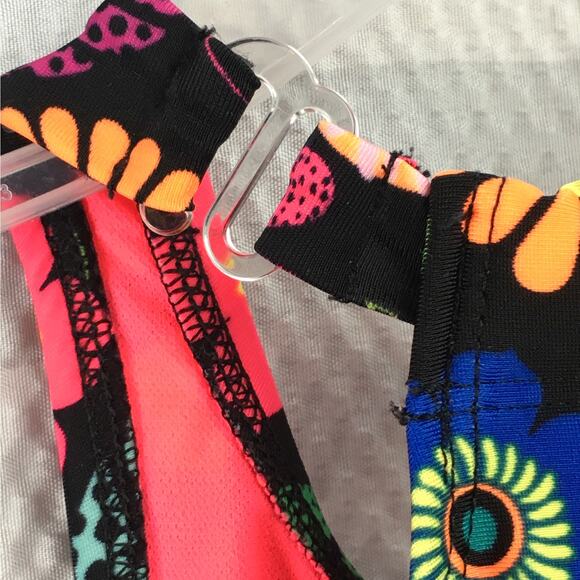 Cat & Jack Tropical Print Racer Back Swim Suit 18M - Picture 5 of 6